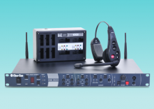 CZ11513 4-UP DX210 SYSTEM W/ CC-15 HEADSETS:  BS210 LICENSE-FREE BASE STATION W/2 ANTENNAS; 115-230 VAC